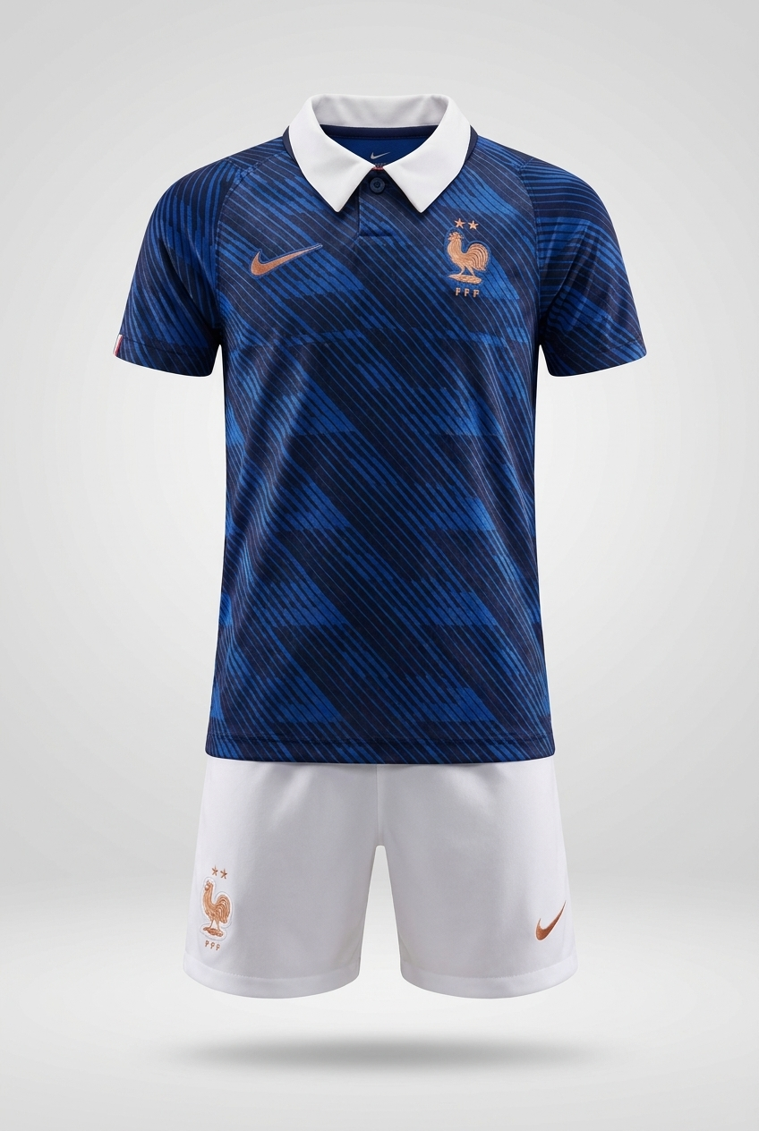 Ensemble Domicile France Coupe du Monde 2026-2028 Enfant