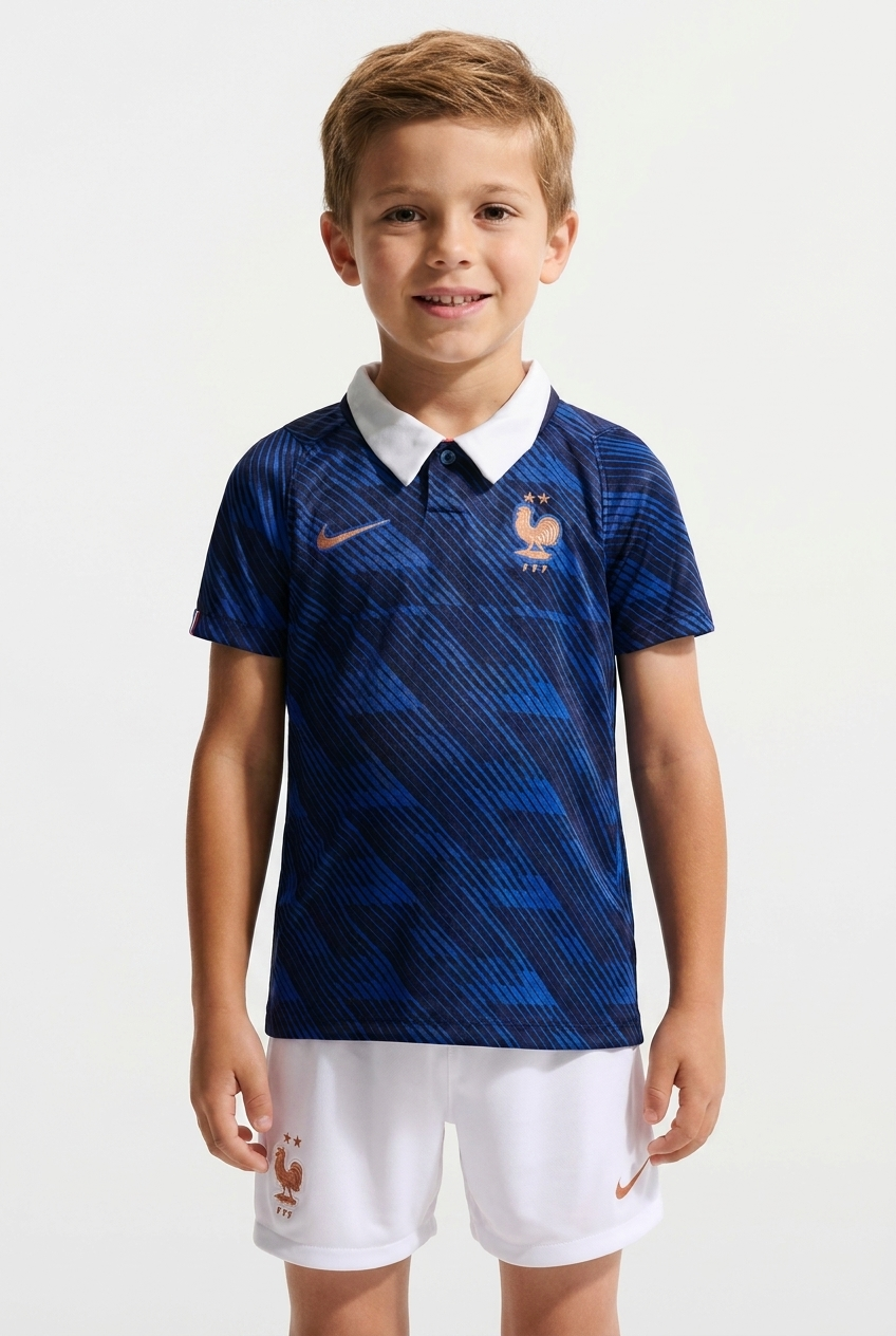 Ensemble Domicile France Coupe du Monde 2026-2028 Enfant