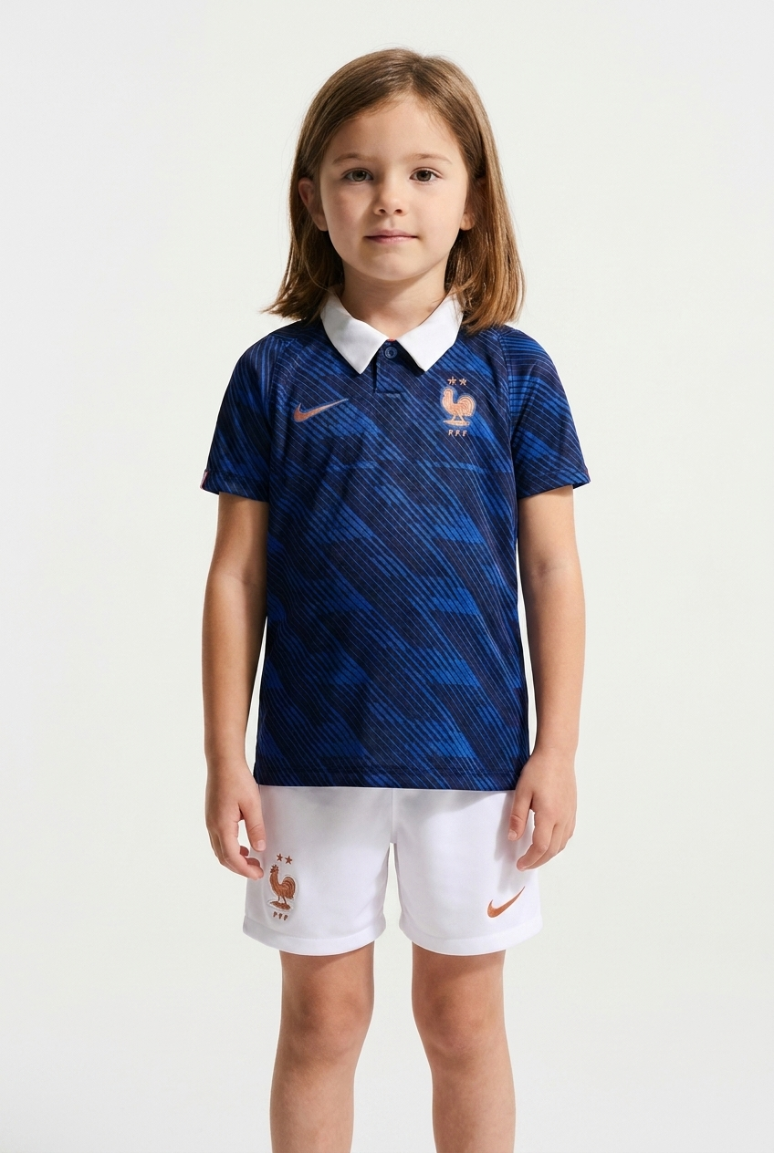 Ensemble Domicile France Coupe du Monde 2026-2028 Enfant