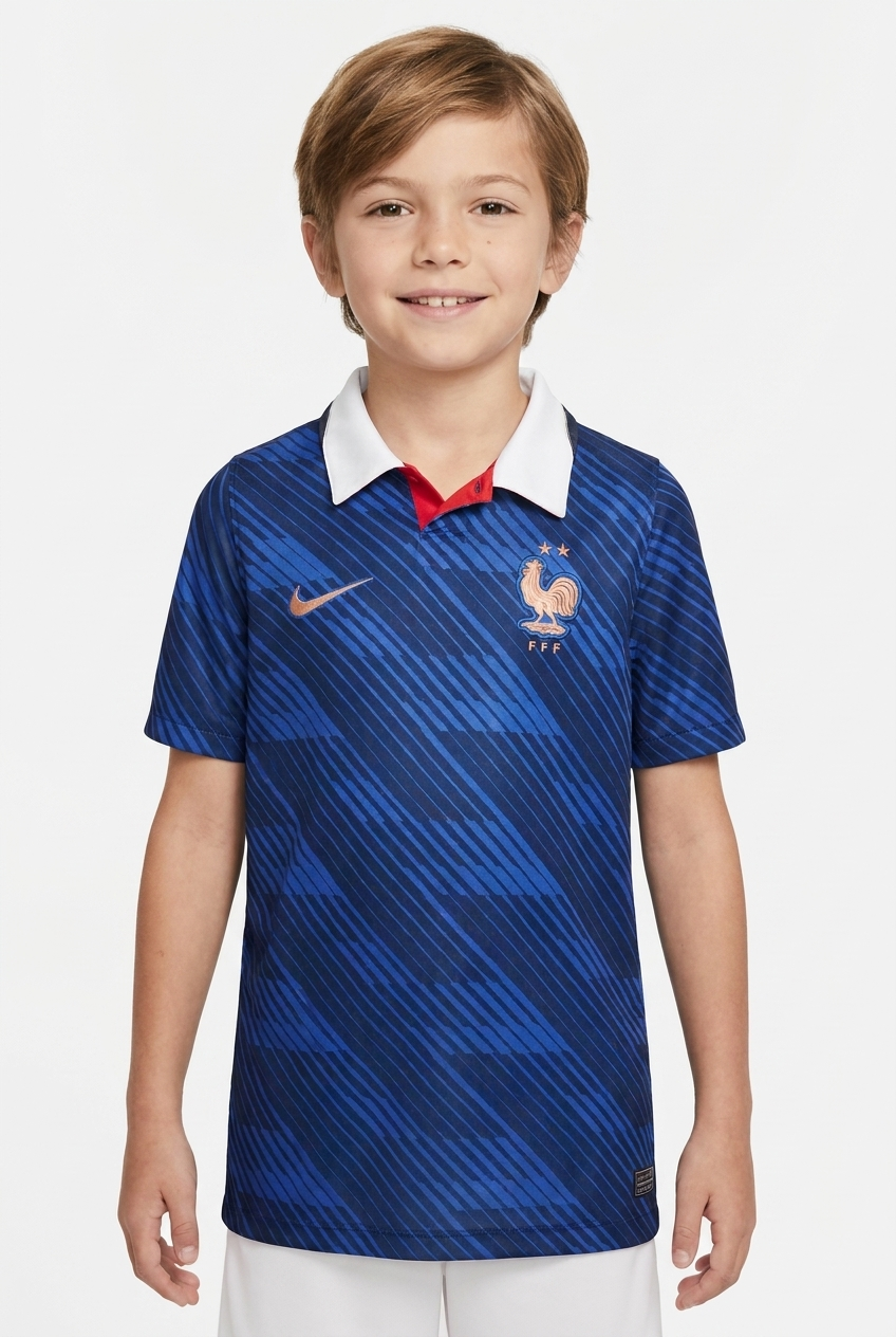 Maillot Domicile France Coupe du Monde 2026-2028 Enfant